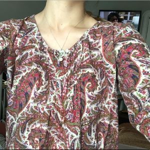 Summery Lauren Ralph Lauren Paisley Blouse